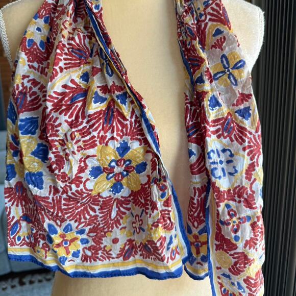 Vintage Floral scarf - Picture 4 of 4